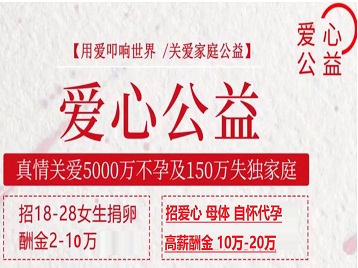 山海关捐卵助孕生子 爱心志愿者招募